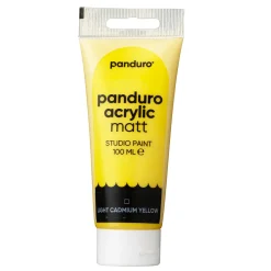 Panduro Acrylic akrylfärg, matt 100 ml – Light yellow cadmium hue | Akrylfärger