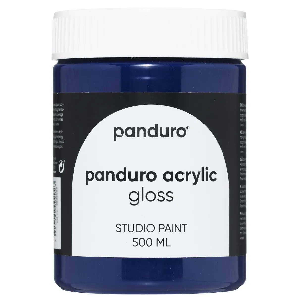 Panduro Acrylic Gloss blank akrylfärg 500 ml Primary Blue | Akrylfärger