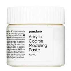 Panduro Acrylic kornig modelleringspasta, strukturpasta för akrylfärg, 100 ml | Målarmedier