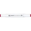Panduro Colour Marker Brush, penselspets & snedskuren spets – Deep red 10 | Tuschpennor & Markers