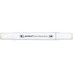 Panduro Colour Marker Brush, penselspets & snedskuren spets – Raw silk 134 | Tuschpennor & Markers
