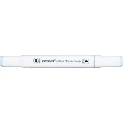 Panduro Colour Marker Brush, penselspets & snedskuren spets – Frost blue 182 | Tuschpennor & Markers