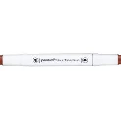 Panduro Colour Marker Brush, penselspets & snedskuren spets – Natural oak 91