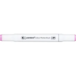Panduro Colour Marker Brush, penselspets & snedskuren spets – Powder pink 27