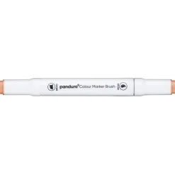 Panduro Colour Marker Brush, penselspets & snedskuren spets – Light orange 140 | Tuschpennor & Markers