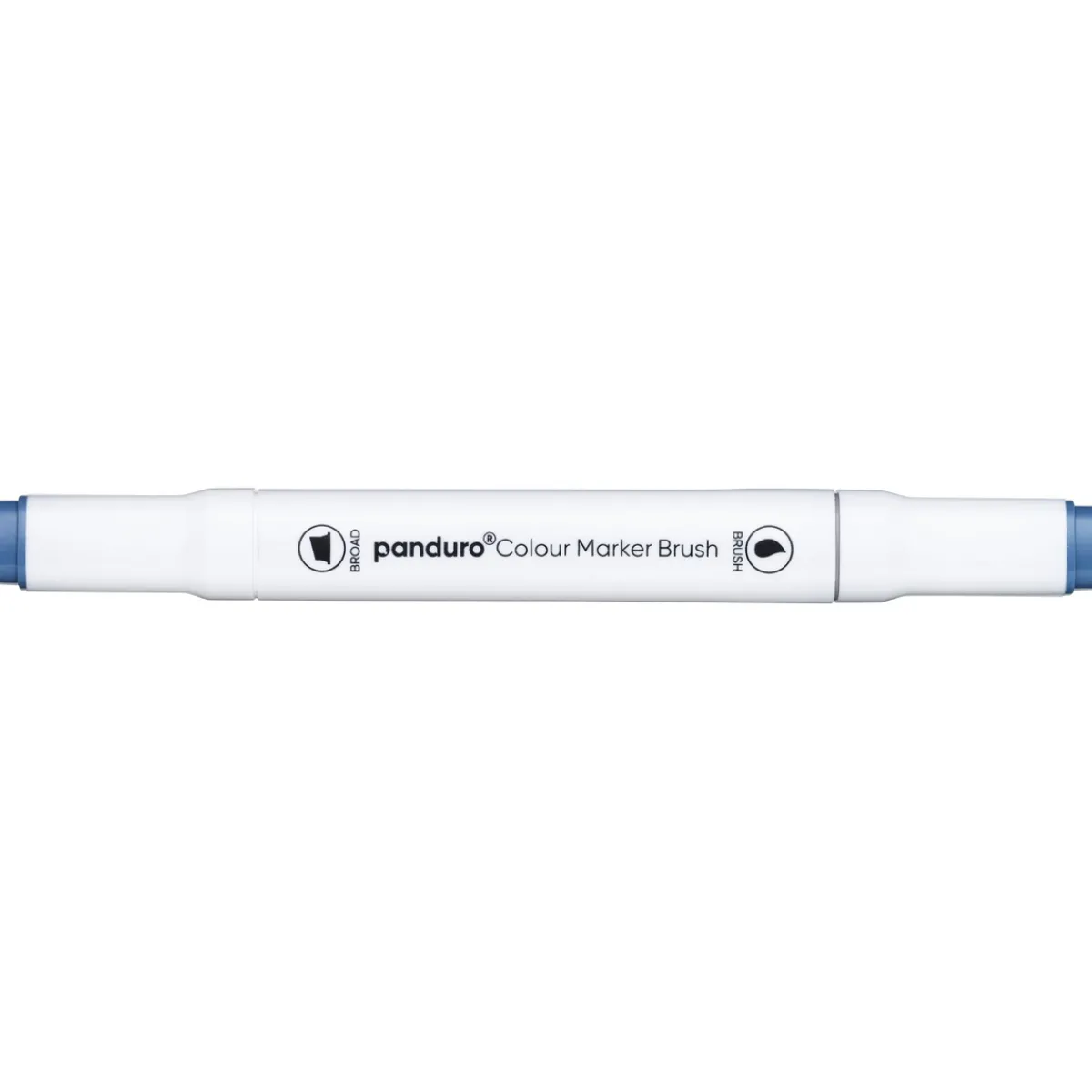 Panduro Colour Marker Brush, penselspets & snedskuren spets – Cobalt blue 71