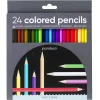 Panduro Hobby Panduro färgpennor 24-pack, färgstarka vaxbaserade pennor | Färgpennor