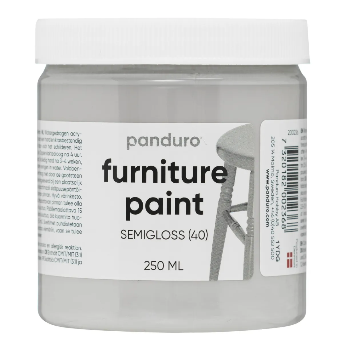 Panduro Furniture Paint möbelfärg, ljusgrå 250 ml | Möbelfärger Inomhus