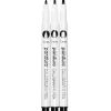 Panduro Hobby Panduro kalligrafipennor 3-pack – 1, 2, 3 mm skrivbredd, svart pigmentbläck
