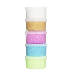 Barn Panduro Dough Panduro Pearl Dough 5-pack Glitter, 5×28 gram glittrig pärllera