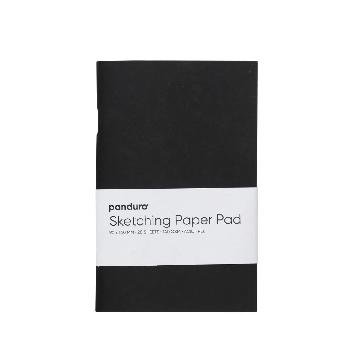Panduro Hobby Panduro Sketch, skissblock med mjuk pärm, 9×14 cm, 20 ark, 140 g/m²
