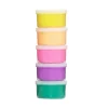 Panduro Dough Panduro Soft Dough 5-pack Happy, 5×28 gram leklera i pastellfärger | Barn Lufttorkande Lera