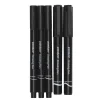 Panduro Hobby Panduro tuschpennor 0.5 mm, 1 mm, penselspets, 4 mm snedskuren spets och 1 mm rund spets, svart, 5-pack | Tuschpennor & Markers