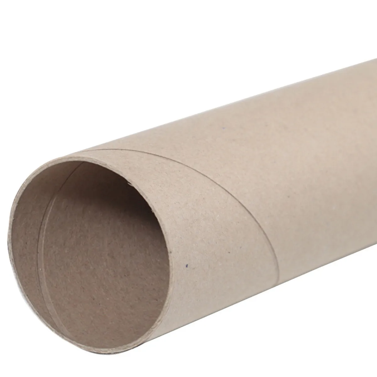 Kreatima Papptub av naturfärgad papp – längd 75 cm, Ø8 cm