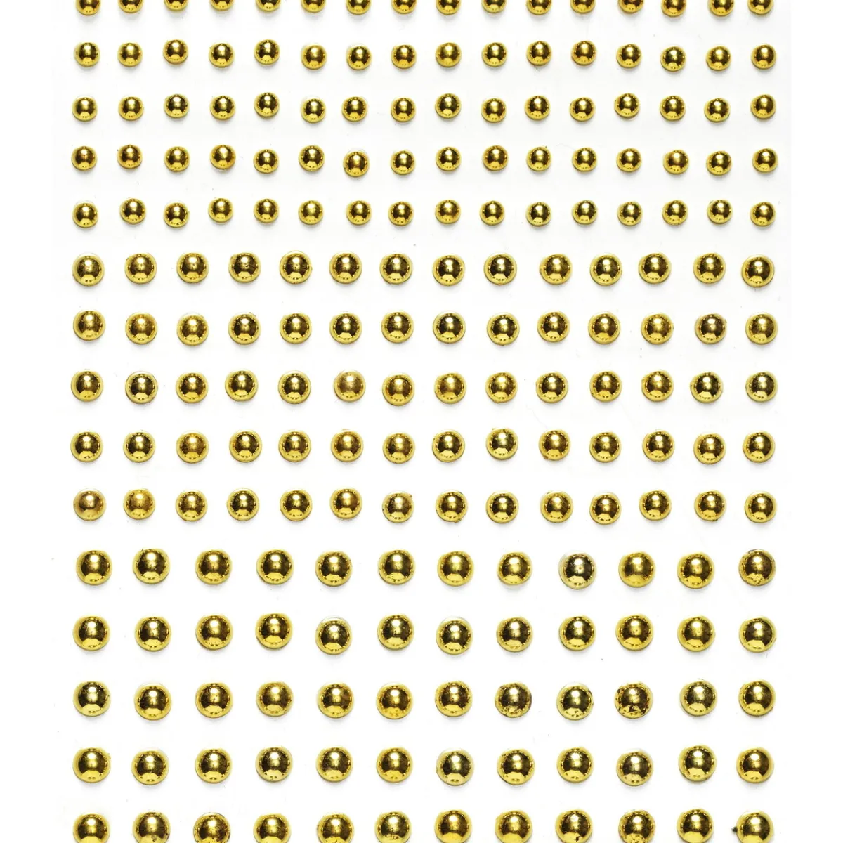 Panduro Hobby Pearl stickers guld – 420 guldglänsande pärlstickers. Ø4, 5, 6 mm