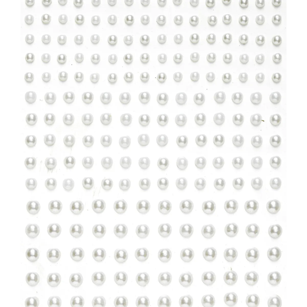 Panduro Hobby Pearl stickers vita – 420 vita / pärlemorskimrande pärlstickers. Ø4, 5, 6 mm