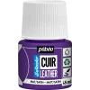 Pebeo Cuir Leather 45 ml läderfärg, färgar även PU läder – Lila, matt satin-finish | Läderfärger