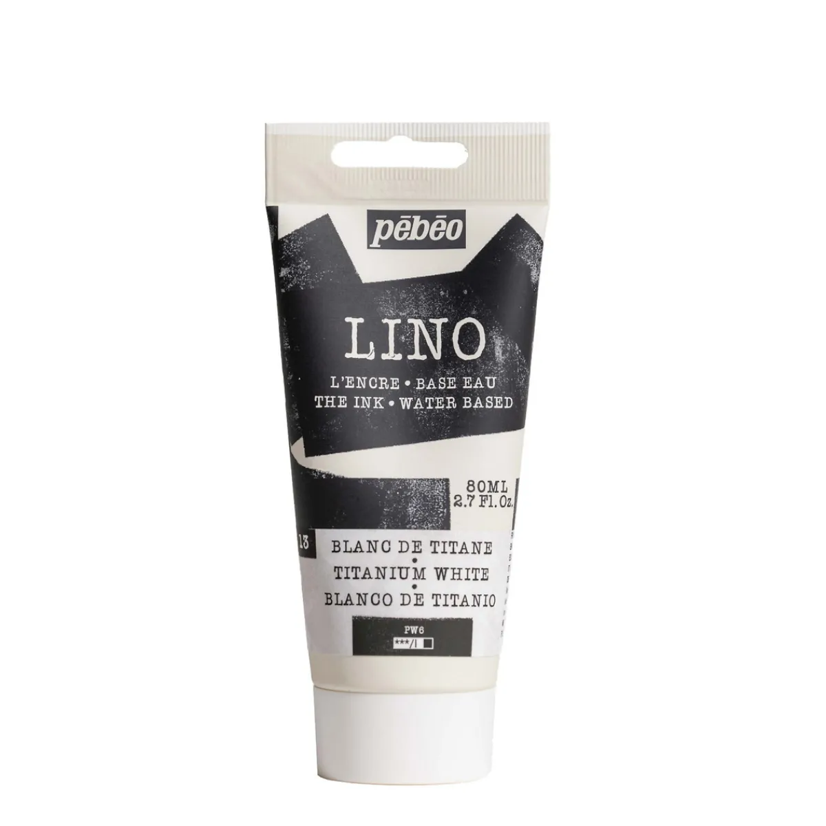 Pebeo Lino Ink 80 ml, vattenbaserad linoleumfärg – Natural Sienna