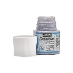 Pebeo Setacolor 45 ml textilfärg Transparent Glitter Multicolored | Textilfärger