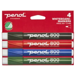 Penol 800 whiteboardmarker 4-p | Whiteboardpennor
