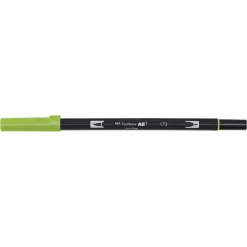 Tombow Penselpenna ABT Dual Brush Pen Willow Green 173 | Tuschpennor & Markers