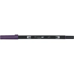 Tombow Penselpenna ABT Dual Brush Pen Dark Plum 679 | Tuschpennor & Markers