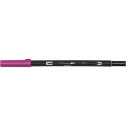 Tombow Penselpenna ABT Dual Brush Pen Rhodamine Red 725 | Tuschpennor & Markers