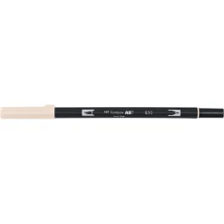 Tombow Penselpenna ABT Dual Brush Pen Beige 850 | Tuschpennor & Markers