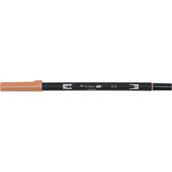 Tombow Penselpenna ABT Dual Brush Pen Coral 873 | Tuschpennor & Markers