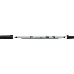 Tombow Penselpenna ABT PRO Dual Brush Pen Black 15 - denna penna är alkoholbaserad | Tuschpennor & Markers