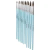 Panduro Hobby Penselset akvarellpenslar med syntetborst 12-pack komplett set, rund #1–12