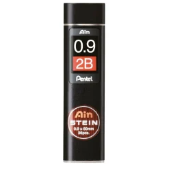 PENTEL blyertsstift refill – 0,9 mm 2B. Innehåller 36 stift. | Tillbehör & Refill