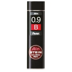 PENTEL blyertsstift refill – 0,9 mm B. Innehåller 36 stift.