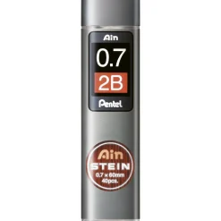 PENTEL blyertsstift refill – 0,7 mm 2B. Innehåller 40 stift.
