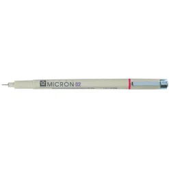 Sakura Pigma Micron 02 röd 0,3 mm