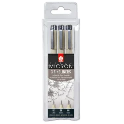 Sakura Pigma Micron set 3p 0,30-0,5mm
