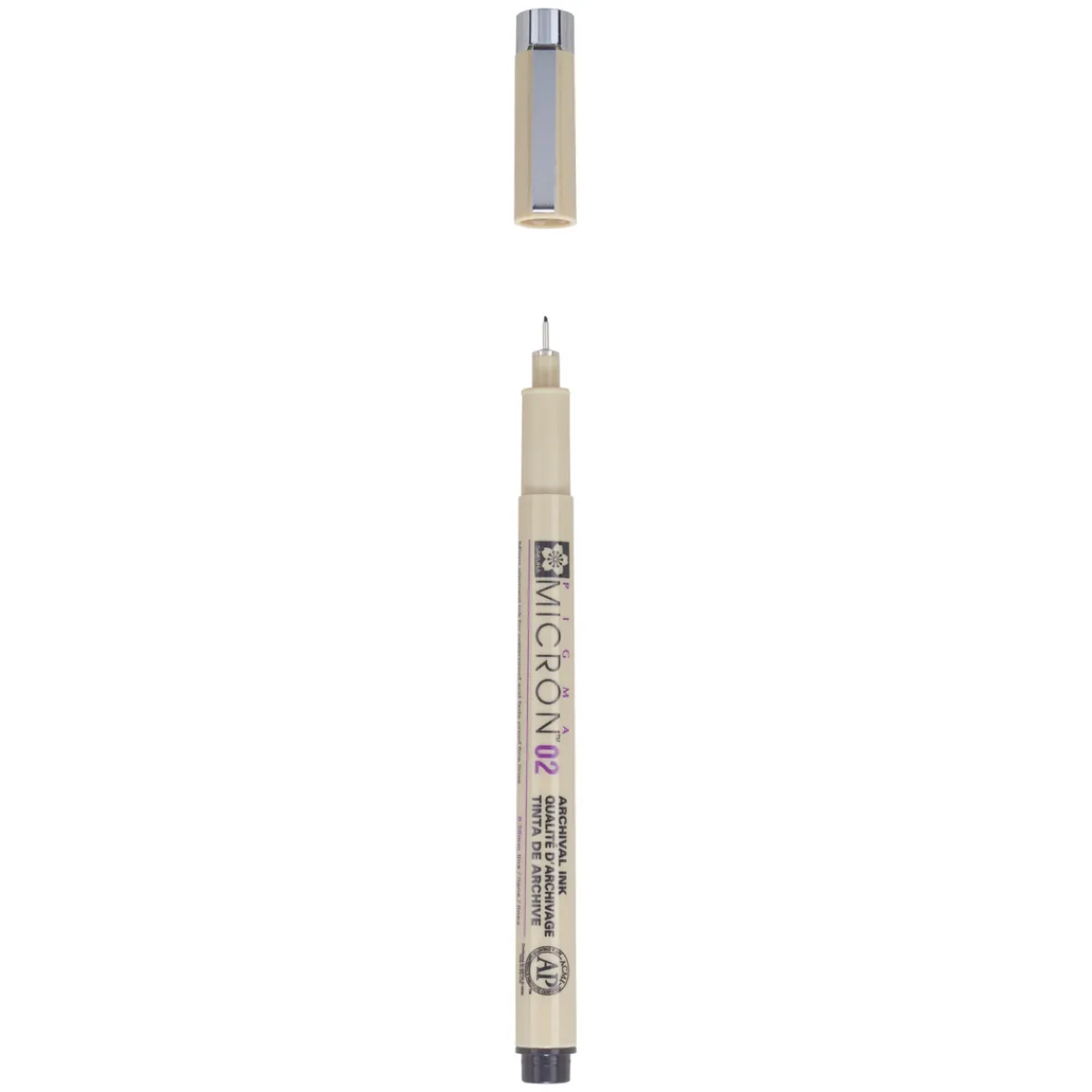 Sakura Pigma Micron 02 svart 0,3 mm
