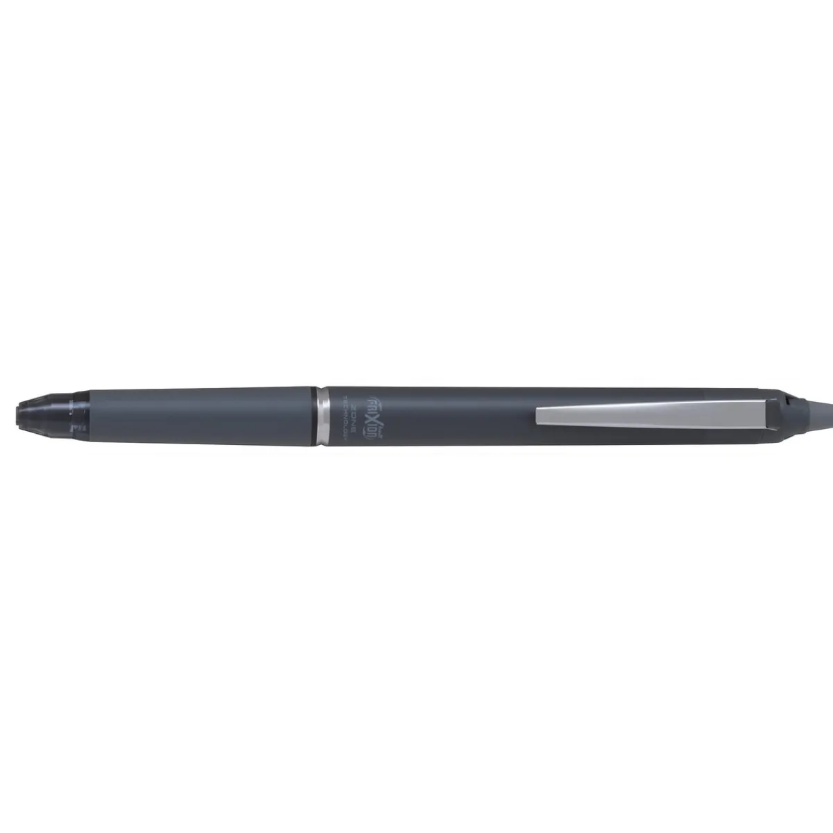 Pilot Frixion Ball Zone Grey 0,7 mm, svart bläckpenna med raderbart gel ink
