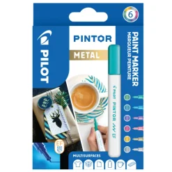 Pilot Pintor EF Metal 6-pack | Tuschpennor & Markers