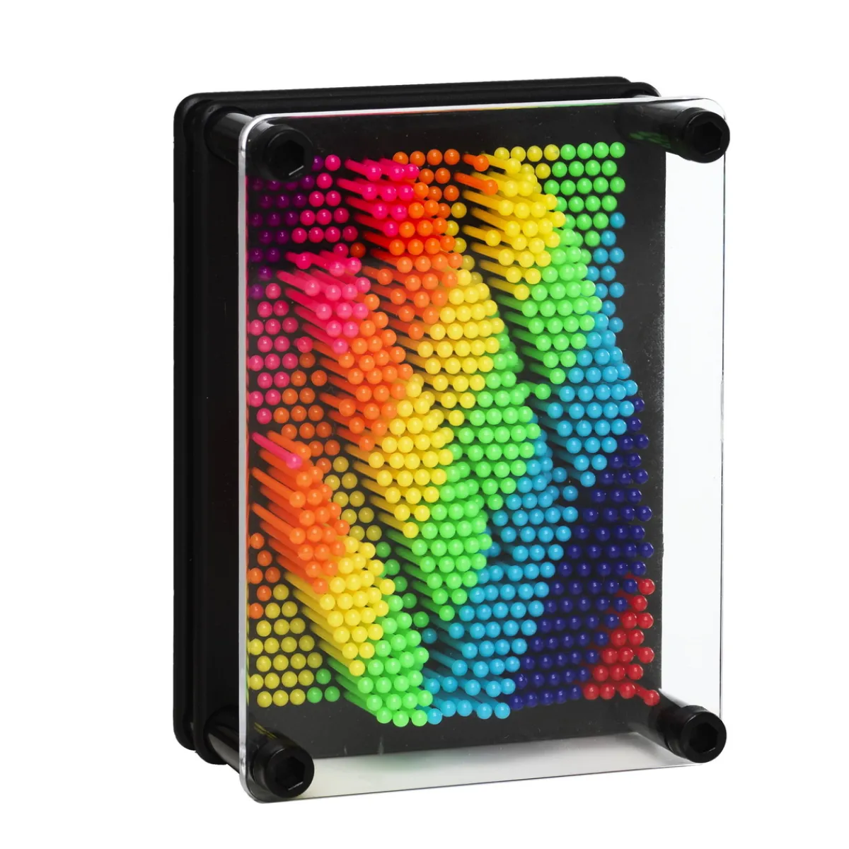 Barn Robetoy Pin Art relief rainbow, gör 3D-avtryck av allt möjligt! 9,5×12 cm