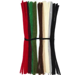 Panduro Hobby Piprensare färgmix Ø6/100p jul | Piprensare & Pompombollar
