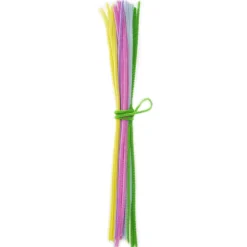 Panduro Hobby Piprensare pastellmix smal, 30 cm långa, Ø3 mm, 25 st.