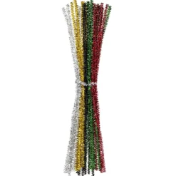 Panduro Hobby Piprensare Ø6/30p glitter jul | Piprensare & Pompombollar