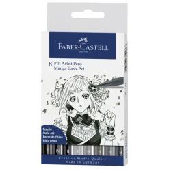Faber-Castell PITT artist pen Manga Basic | Tuschpennor & Markers