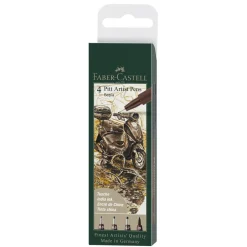 Faber-Castell PITT artist pen set Sepia
