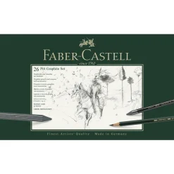 Faber-Castell Pitt Graphite set 26 st | Blyerts- & Grafitpennor