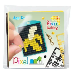 Barn Pixel Hobby Pixelhobby Mini-kit banan – med nyckelring 30×40 mm & 3×144 pixlar