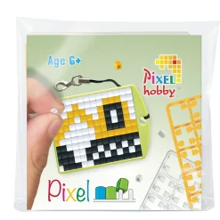 Pixel Hobby Pixelhobby Mini-kit grävmaskin – med nyckelring 30×40 mm & 3×144 pixlar | Barn Diy-Kit