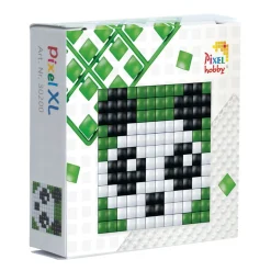 Pixel Hobby Pixelhobby XL Startset – Panda / dinosaurie, 60×60 mm pixelplatta + 3×60 pixlar | Barn Diy-Kit