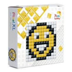 Barn Pixel Hobby Pixelhobby XL Startset – Smiley / fågel, 60×60 mm pixelplatta + 3×60 pixlar